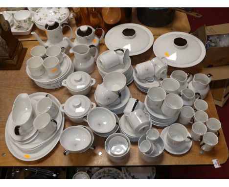 A Royal Doulton Morning Star pattern part tea, coffee and dinner service 
