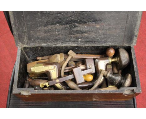A collection of vintage wood-working tools