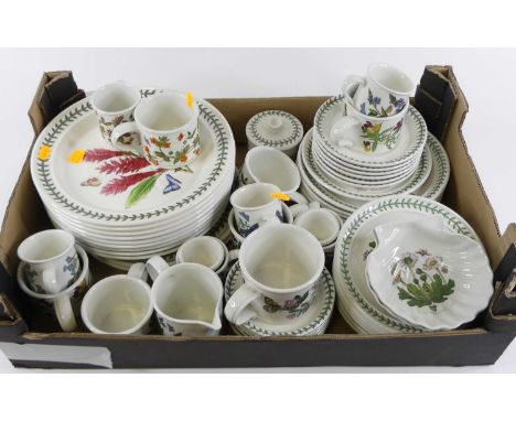 An extensive Portmeirion tea and dinner service in the Botanic Garden patternOverall condition is very good. A couple of piec