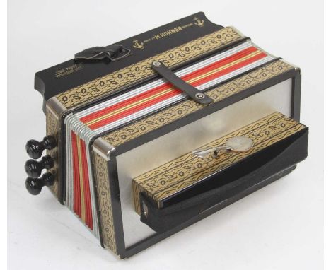 A Hohner German accordion