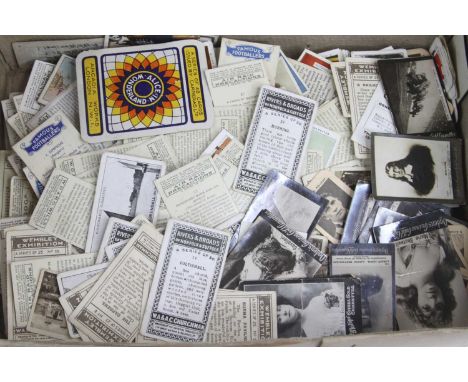 A collection of vintage cigarette cards to include Churchman's and Ogden's