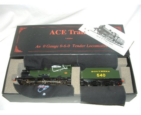 ACE Trains E/5 3R SR Green Q Class 0-6-0 no 540. Mint Boxed with Instructions