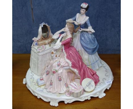 Royal Worcester 250th Anniversary figurine, limited edition, length 36cm 