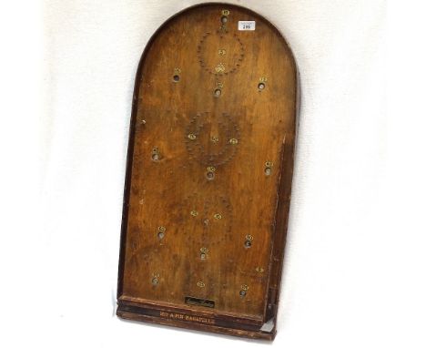 A Jaques Hit-A-Pin bagatelle 