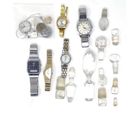Casio, Seiko, quartz wristwatches, Timex watch movements etc 