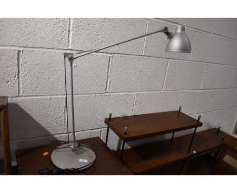 An angle poise lamp