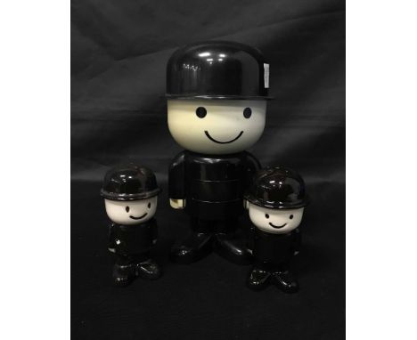 LOT OF COLLECTABLESincluding ceramic miniature figures and three Home Pride 'Fred' figures