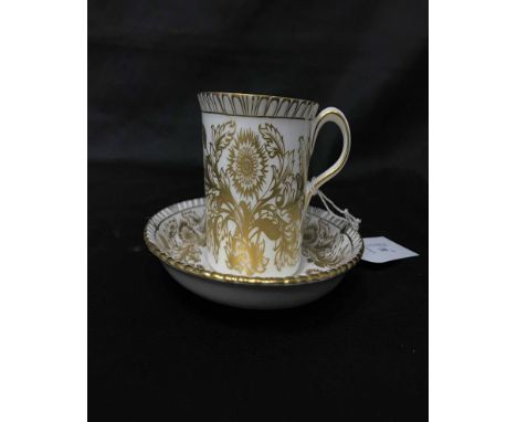 ROYAL CROWN DERBY 'BROCADE' PATTERN EIGHT PERSON TEA SERVICE 