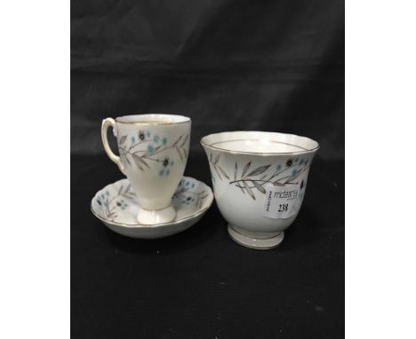 ROSINA HALF TEA SERVICE AND TUSCAN HALF TEA SERVICE