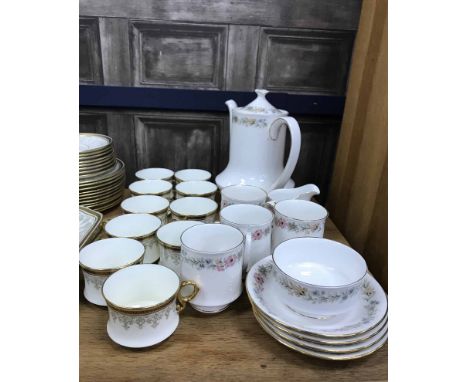 CAULDON CHINA PART TEA SERVICE along with Paragon part tea service 