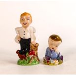 Wade Whimsies Blynken together with a Wade Fairy - Blynken is slightly crazed all over (2)