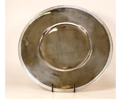 De Lamerie Fine silver plated gilt layplate/tray Caravel pattern, specially made high end quality item, new and Made in Engla
