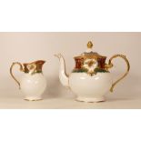 Large De Lamerie Fine Bone China heavily gilded Special Commission for Sergey & Galina Tulub