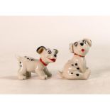 Wade Whimsies from the Disney Collection 101 Dalmatians Rolly and Lucky - Rolly small chip to