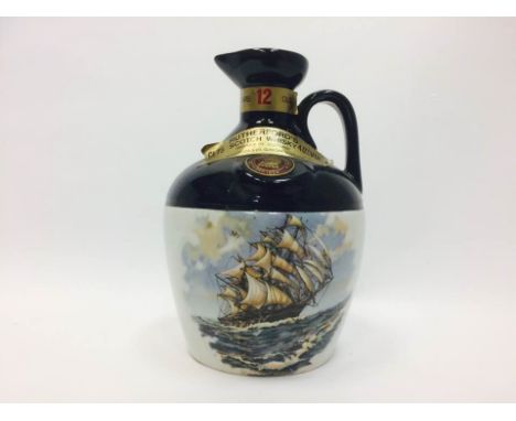RUTHERFORD'S 12 YEARS OLD
Blended Scotch Whisky. 
No strength or capacity stated, in ceramic flagon.  CONDITION REPORT: Very 