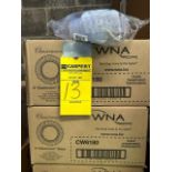 (110) Packages - WNA CW6180 6 Inch Plastic Plate Clear - (18/Pack)