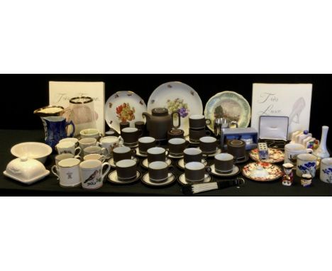 Ceramics - 1970's Hornsea tea service for sixteen including sixteen tea cups and saucers, four egg holders;  etc 