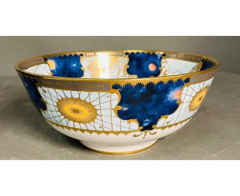 A Royal Worcester limited edition 2000 millennium flight bowl, boxed with certificate 