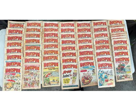 A collection of vintage Hotspur comics from the 1960's and 1970's 