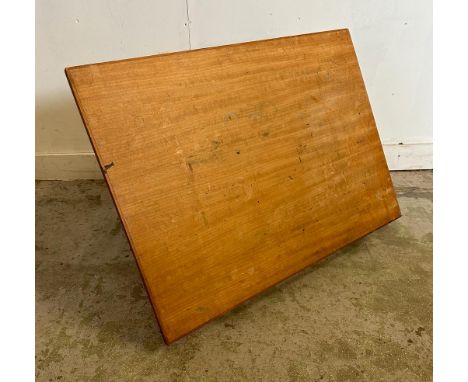 A vintage folding desk top architects table 