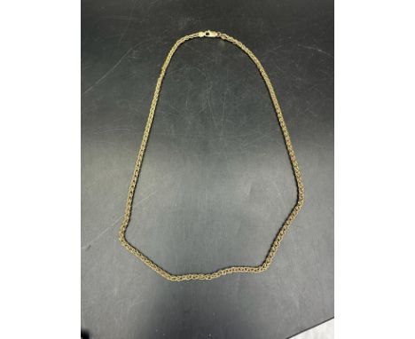 A 9ct gold Figaro style chain (Total weight 18.2g)