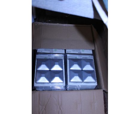 A job lot of new fence post caps 