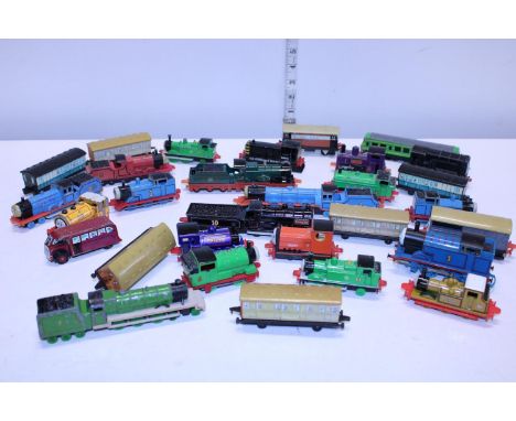 A large selection of ERTL Thomas the Tank Engine die-cast models and other 