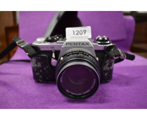 A Pentax ME Super camera with 1:2 50mm lens