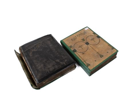 Two early 20th century postcard albums. Including comic, sporting, topographical and social history, etc. 