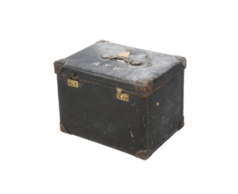 Vintage F Best & Co, Park Lane, 'Ideal Trunk'. H47cm x W62cm x D46cm