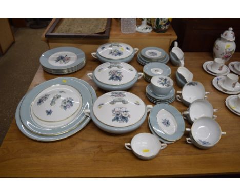 A quantity of Royal Worcester "Woodland" dinnerware 