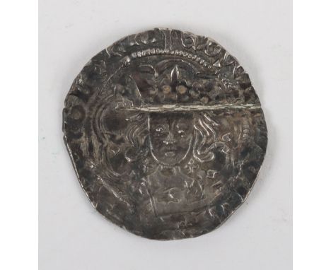 Edward IV (1461-1470), Halfgroat Light coinage, (S.2024), Canterbury, creased otherwise near VF