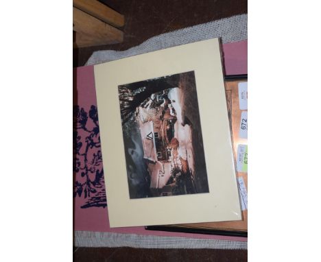 MIXED LOT COMPRISING PHOTOGRAPHIC PRINT OF PULL'S FERRY, NORWICH, A JARROLDS FOLDER OF PRINTS, A COPPER PICTURE, TAPESTRY PIC