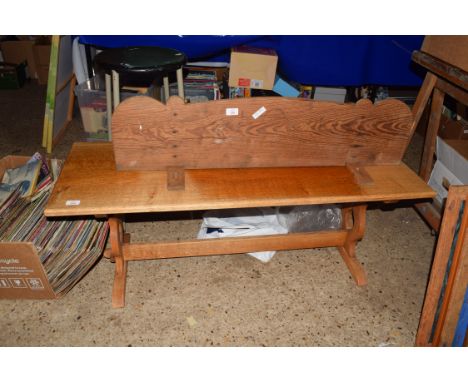 LIGHT OAK COFFEE TABLE, 121CM WIDE
