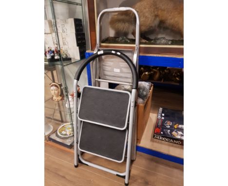 2 SETS OF STEP LADDERS
