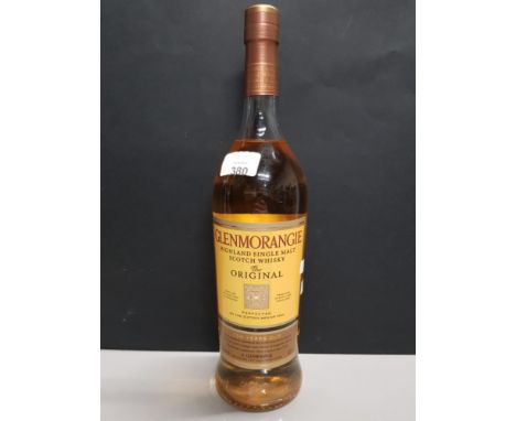 BOTTLE OF GLENMORANGIE HIGHLAND SINGLE MALT SCOTCH WHISKY 1 LITRE BOTTLE