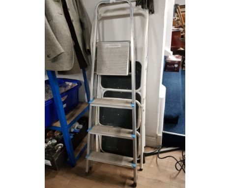 2 SETS OF STEP LADDERS