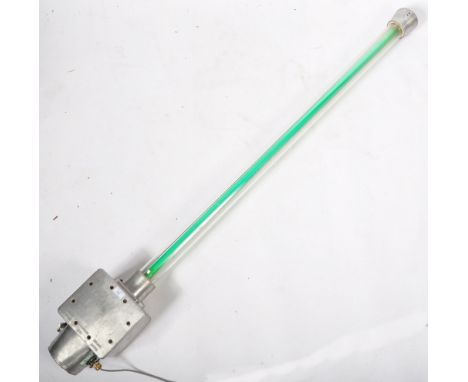 A large 20th Century retro vintage Industrial explosion proof floor standing - wall fit tube strip light by Simplex dating to