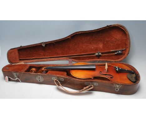 CARLO BERGONZI - an Italian violin instrument&nbsp;having a two piece maple back with ebony fingerboard and rosewood pegs, to