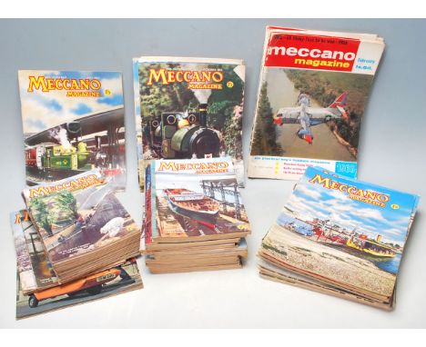 A good collection of vintage Meccano magazines from the 1950s, 1960s &amp; 1970s to include the October 1970 edition.
