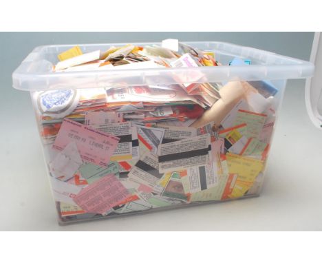An impressive large collection of vintage tickets / transport related tickets, to include bus tickets, London Underground tic