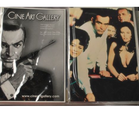 JAMES BOND 007 - Portrait and Cinema poster postcards. Collection of 37x.&nbsp;