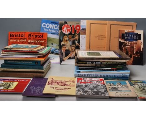 Local interest - A large collection of vintage 20th century Bristol interest books to include: Reece Winstan, Bristol As It W