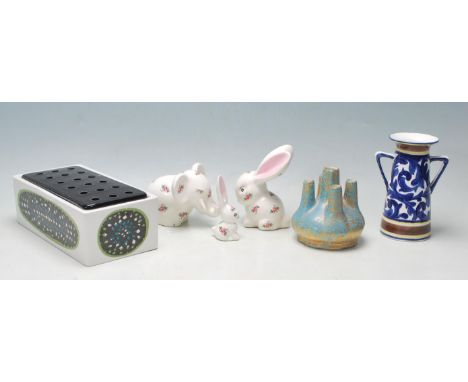 A collection of Bristol related ceramic pottery to include&nbsp;a 19th century Victorian Bristol semi glaze P &amp; Co Ltd tw