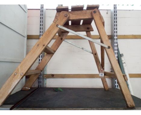 A pair of wooden step ups 