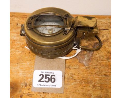 A brass marching compass 