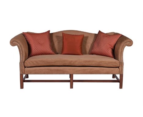 A MAHOGANY SOFA IN GEORGE III STYLE  LATE 20TH CENTURY 87cm high, 192cm wide, 84cm deep  