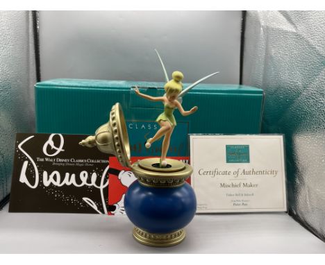 Boxed Walt Disney Classics Collection - Mischief Maker - Tinker Bell &amp; Inkwell - Peter Pan. 
Good condition, no damage. 