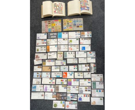 Large Collection of World and GB Stamps along with First Day Covers. 