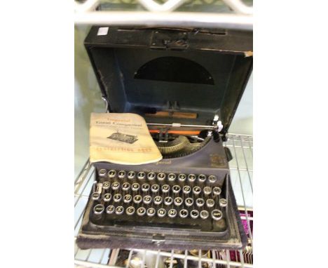 An imperial good Companion portable manual typewriter